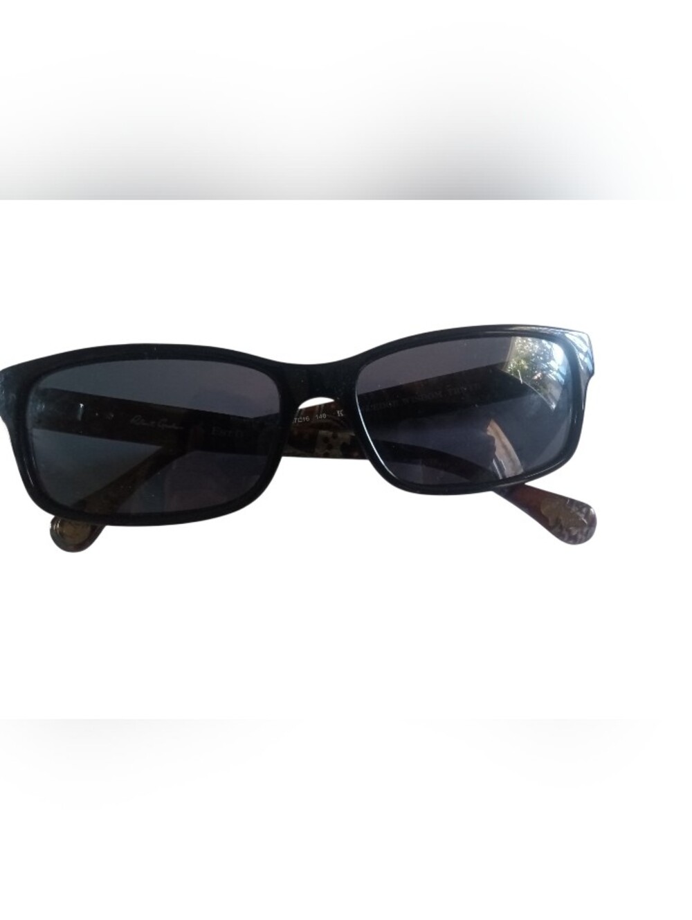 Robert Graham Joe Sunglasses Black W/Tortoiseshell Gold Accents NWOT